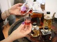 Polykala Distillery showroom. A122 years of history along with liqueur tasting.
