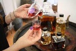 Polykala Distillery showroom. A122 years of history along with liqueur tasting.