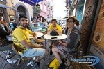 STREETFOOD tour in an old market in the center, and fried pizza