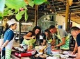 Group tour: Cooking Class in Thuan Tinh Island & Basket Boat Ride