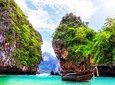 Hong Island By Long Tail Boat From Krabi