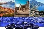 Transfer from Naples to Ravello (or reverse) via Pompeii 2hr