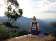 Yoga top of Ella Rock and Little Adams peack 
