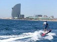 Experience of electric surfboard in Barcelona