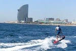 Experience of electric surfboard in Barcelona