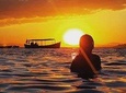 Sunset in Bombinhas with Sea Lions by Zimbros Ecotour