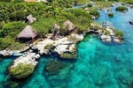 Snorkeling adventure in the Yal-Kú lagoon, Akumal + Cave-like cenote