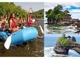 Ayung River rafting with Tanah Lot Sunset Tour