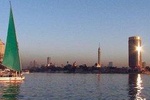 Felucca boat ride on the Nile river in Cairo 