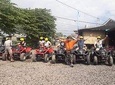 Adventure atv and rafting tour