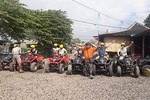 Adventure atv and rafting tour