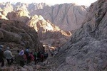 Sunrise at Mount Sinai. Trip from Sharm el Sheikh