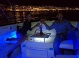 Romantic night ocean cruise