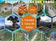 Canopy 1300m Round Trip Over Manto de la Novia Waterfall
