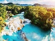 Waterfalls Agua Azul and Misol-ha