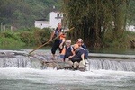 Half-Day Yangshuo Yulong bamboo boat & Countryside short Hiking Private Day Tour