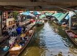 Visit Taling Chan Floating Market, Bangkok, Thailand