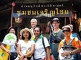"Bangkok Walking Hopping Tour" show city’s historic sights are located.