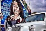 3 hour Original Black taxi political ,mural ,peacewalls history tour of Belfast