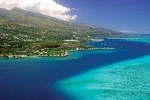 Tahiti wrecks and tropical fishes snorkeling at 10:30am