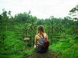Ubud rice terrace walk and flying fox tour 