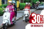 Motorbike Foodie Tour with Driver in Ao Dai