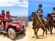 Los Cabos: ATV & HORSEBACK Ride. Beach and Desert