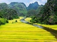 Hoa Lu - Tam Coc 1 day trip ( Old capital, rowing bamboo boat, biking, trekking.