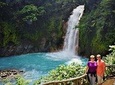 Rio Celeste Waterfall -Tenorio Volcano National Park with Swimming at the River