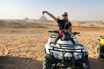 A private ATV Around Pyramids at sunset,Sound and Light Show&with dinner