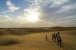 Camel safari in thar desert !!