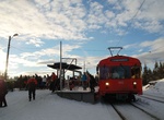 Ride Holmenkollen Line to Frognerseteren Station, Oslo, Norway