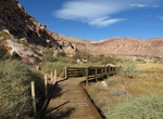 Walk Red Spring Boardwalk, Red Rock Canyon, Nevada