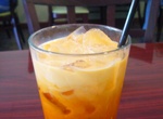 Drink Thai tea, Bangkok, Thailand