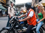 Ride Motorcycle Taxi, Bangkok, Thailand