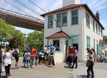 Eat at Ample Hills Fireboat House at Brooklyn Bridge Park, Brooklyn, New York City