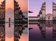 Instagram and Scenic Sunset at Gate of Heaven