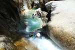 Sensation canyon in the Ossau valley in Laruns (64440)