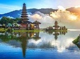 Ulun Danu tample and Tanah Lot sunset