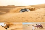 Dubai Morning Desert Safari: Sandboarding & Camel Trekking