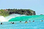 Halfday Tour:Padang-Padang Beach, Uluwatu Temple-Kecak Fire Dance&Jimbaran Bay
