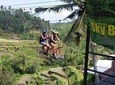 Ubud Sky Bike, Swing And Rafting With Lunch. 