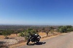 Ride to the Algarve mountains with Scooter and low displacement bikes.