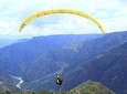 Paragliding in the grand canyon of chicamocha