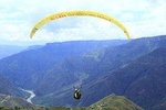 Paragliding in the grand canyon of chicamocha