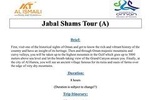 Jabal Shams (Grand Canyon) Tour