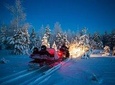 Northern Lights Sledge Ride By Snowmobile 