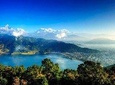 world peace stupa Hiking from lakeside