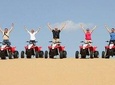 Morning Red Dunes Desert by Quad Bike, Dune Bashing, Camel Ride & Sandboarding