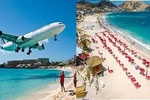 St Maarten Beach hopping tour (Oreint beach and Maho beach combo)